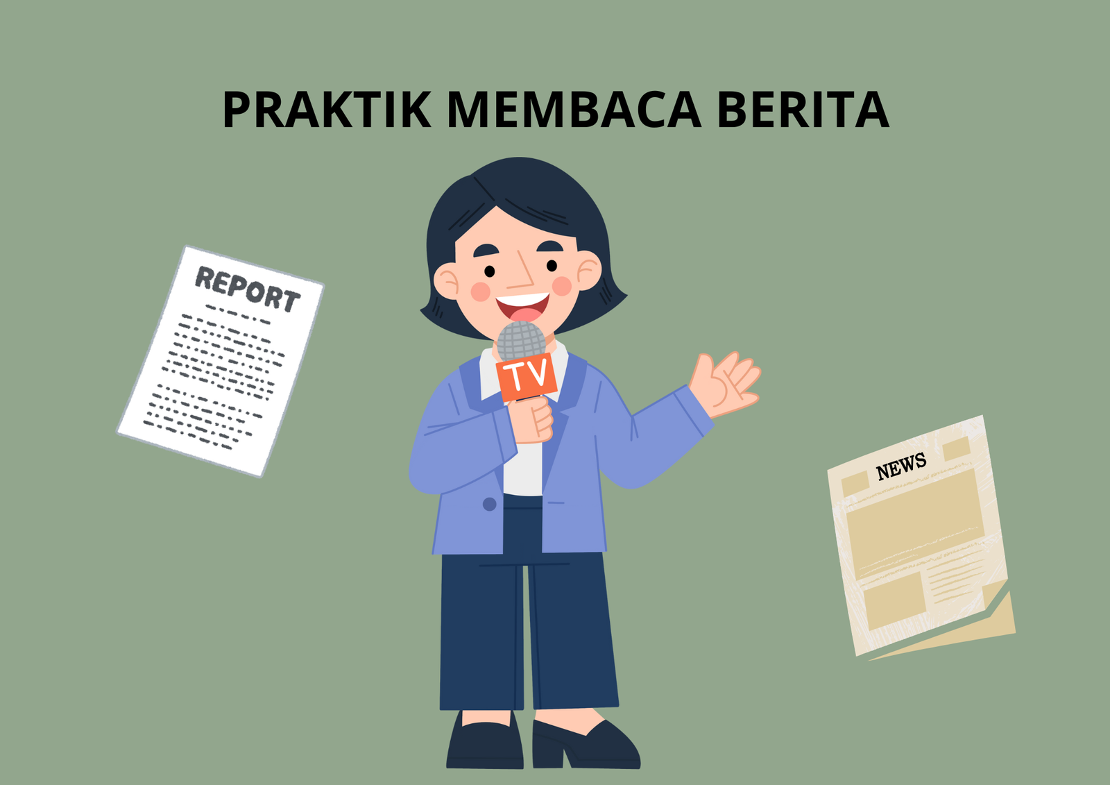 Latihan Membaca Berita, Siswa Asah Kemampuan Berbicara di Depan Umum